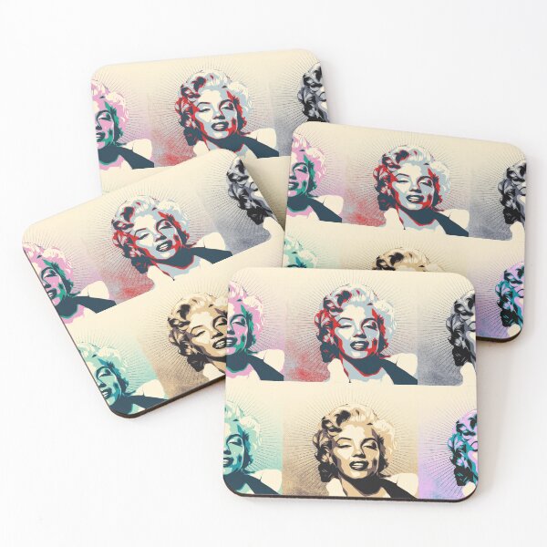 Item preview, Marylin Monroe stencil - silkscreen echnique designed and sold by Bepslabor.