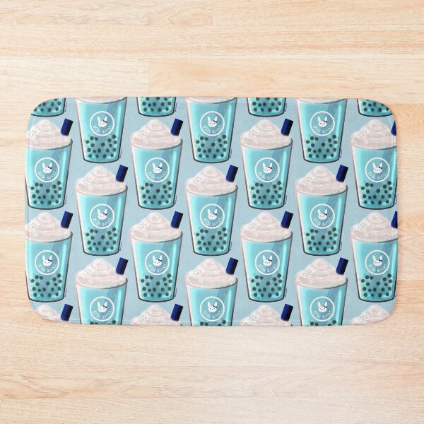 Item preview, Kawaii Blue Boba Bunny (Bubbletea) designed and sold by MsBellSnow.