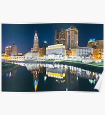 Columbus Ohio Skyline Poster