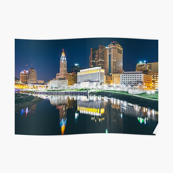 Columbus Ohio Skyline Poster