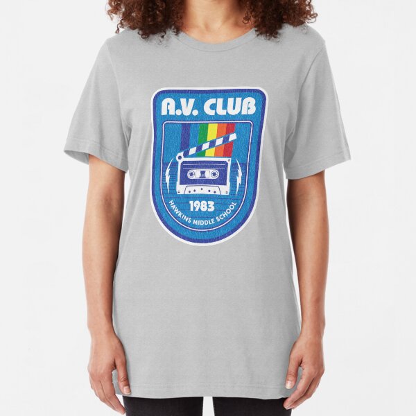 Hawkins AV Club (Stranger Things) Slim Fit T-Shirt