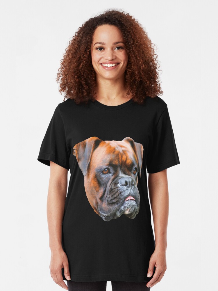 Alternate view of Germany boxer dog Slim Fit T-Shirt