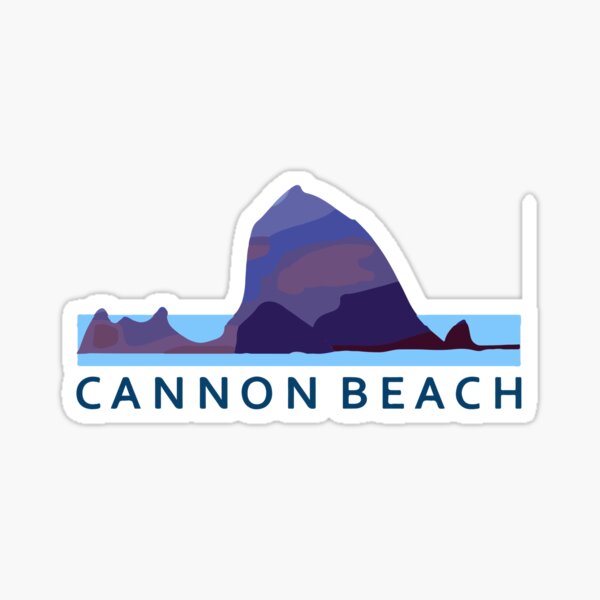 Cannon Beach. Sticker