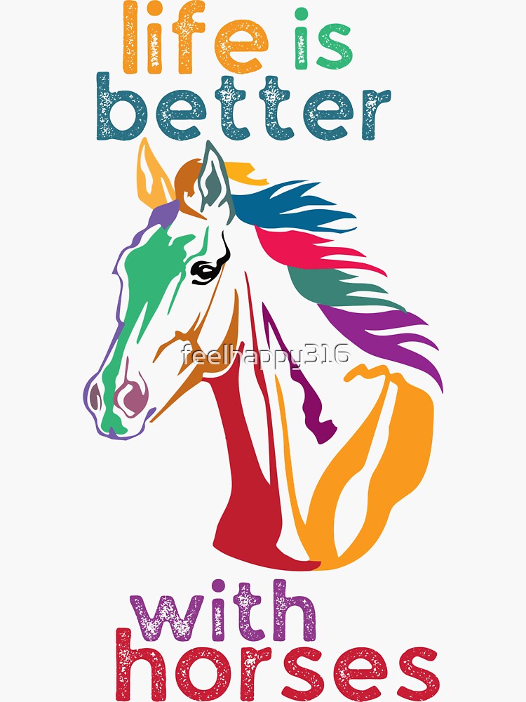 "Home is where my horse is,Reining Horse" Sticker for Sale by