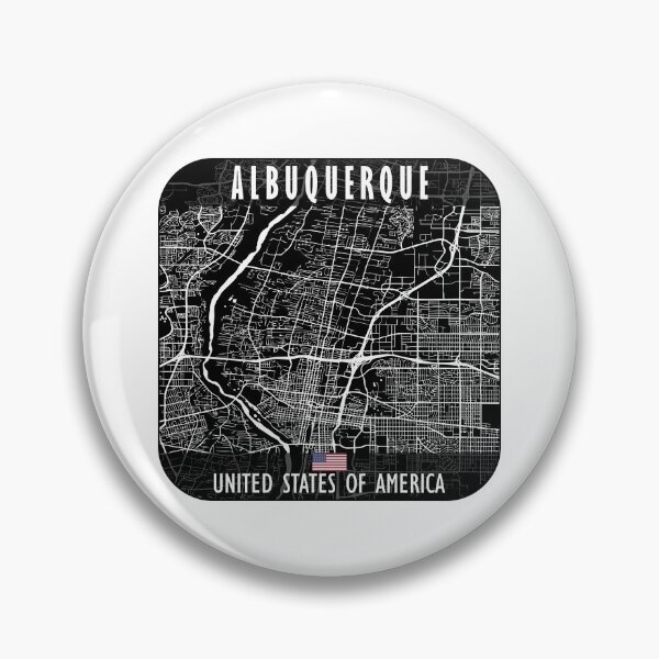 Artikelvorschau, Karte von Albuquerque USA entworfen und verkauft von hatimelhag.