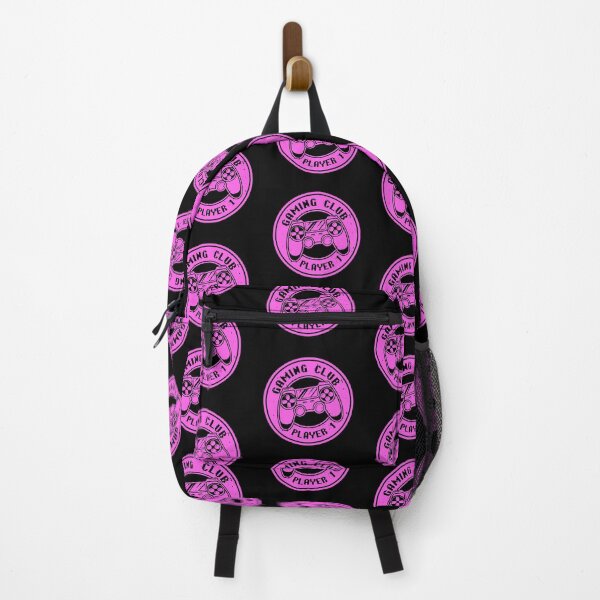 Item preview, Gaming Round Badge with Console Gamepad - Gaming Club Player 1 Pink designed and sold by WearWolfDesigns.