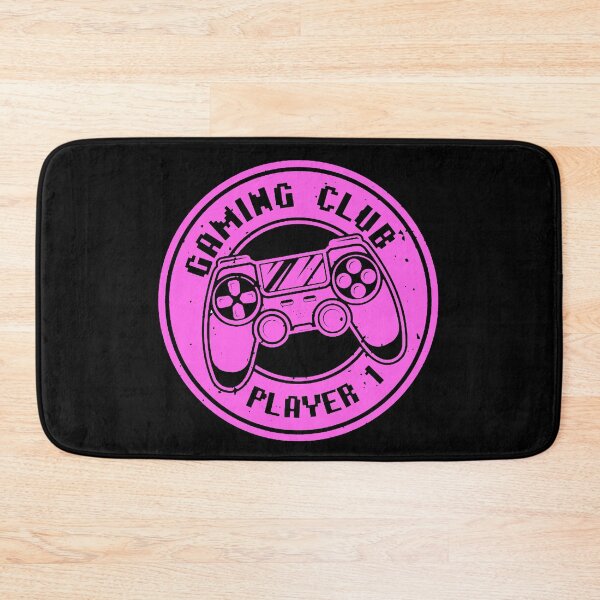 Item preview, Gaming Round Badge with Console Gamepad - Gaming Club Player 1 Pink designed and sold by WearWolfDesigns.