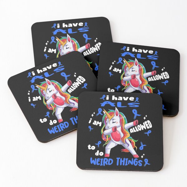 Item preview, ALS Awareness Funny I have ALS i'm allowed to do Weird Things! designed and sold by JanetShop809.