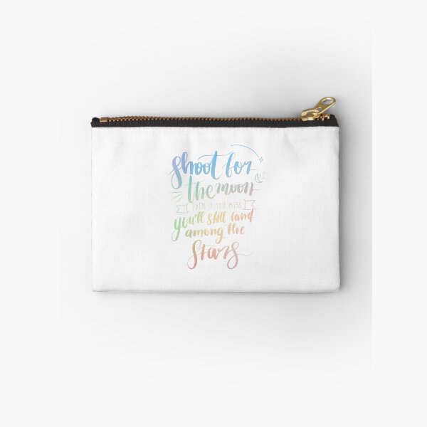Item preview, Shoot for the moon, even if you miss you’ll still land among the star (calligraphy quotes) designed and sold by Chanika Tengrung.