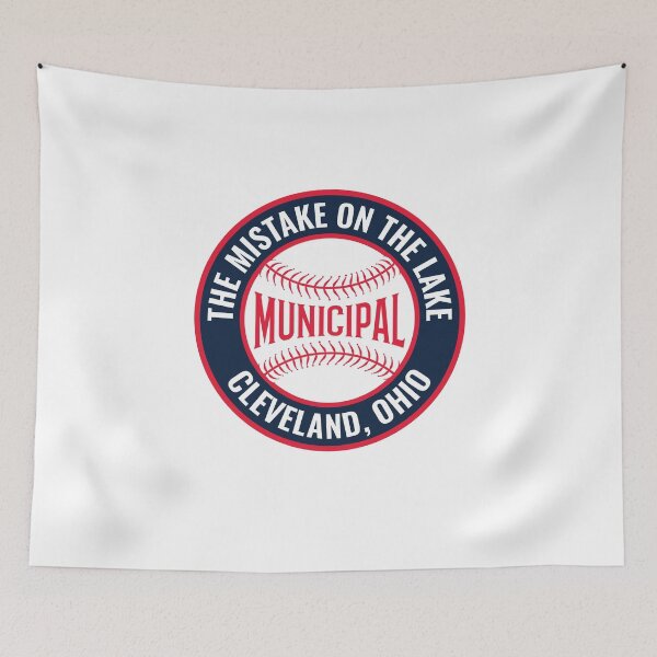 Item preview, Cleveland Municipal Stadium Baseball  designed and sold by The Junto Shop.