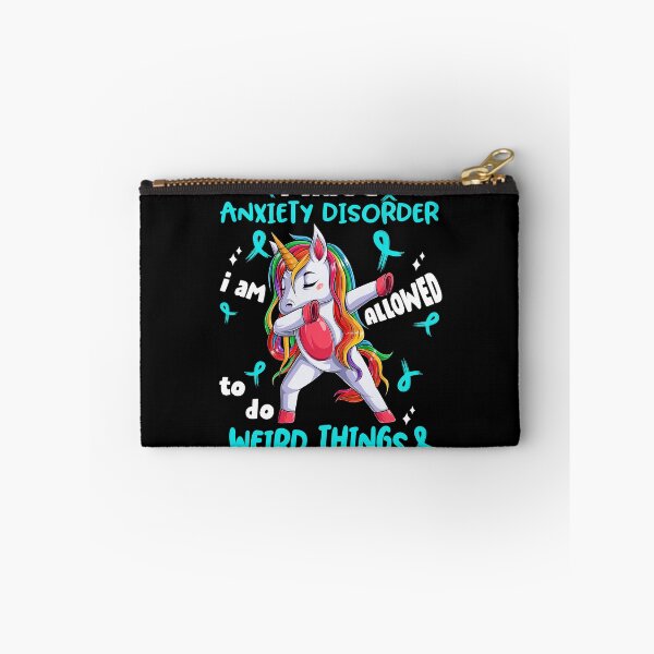 Item preview, Anxiety Disorder Awareness Funny I have Anxiety Disorder i'm allowed to do Weird Things! designed and sold by JanetShop809.