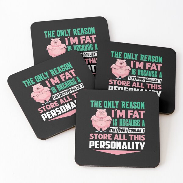Item preview, The only reason I'm fat is because a tiny body couldn't store all this personally - Humour designed and sold by Silver Medal.