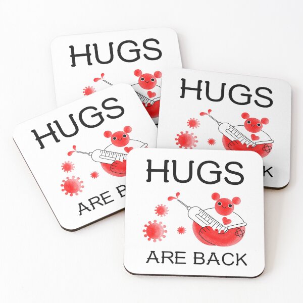 Item preview, Hugs Are Back for the Vaccinated designed and sold by HppyStrngHelthy.
