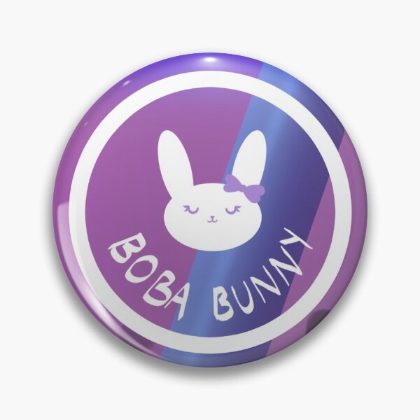 Item preview, Kawaii Butterfly Pea Tea Boba Bunny (Bubbletea) designed and sold by MsBellSnow.