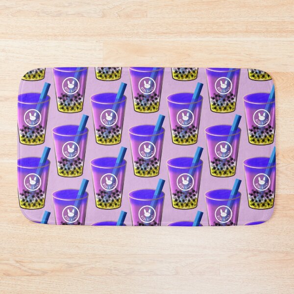 Item preview, Kawaii Butterfly Pea Tea Boba Bunny (Bubbletea) designed and sold by MsBellSnow.