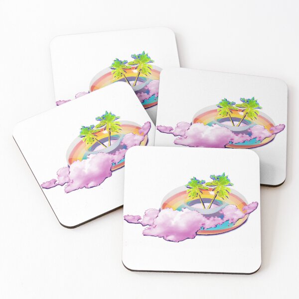 Item preview, Psychedelic Rainbow Floaty Island designed and sold by Colporteur.