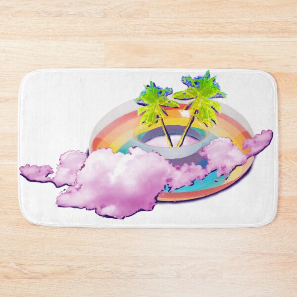 Item preview, Psychedelic Rainbow Floaty Island designed and sold by Colporteur.