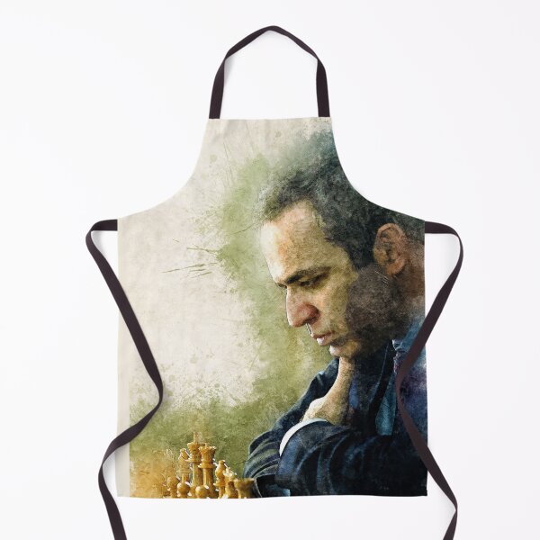 Item preview, Garry Kasparov ✪ The Legend ✪ Aesthetic Watercolor Portrait of a chess master designed and sold by Naumovski.