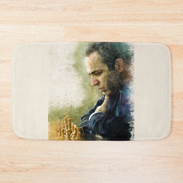 Item preview, Garry Kasparov ✪ The Legend ✪  Aesthetic Watercolor Portrait of a chess master designed and sold by Naumovski.