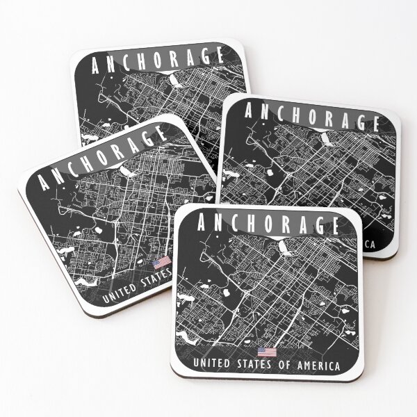 Item preview, Anchorage Map USA designed and sold by hatimelhag.