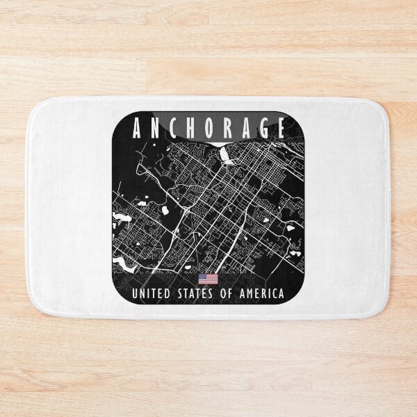 Item preview, Anchorage Map USA designed and sold by hatimelhag.