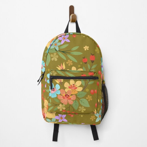 Item preview, Flower pattern with green background designed and sold by Arne Smet.