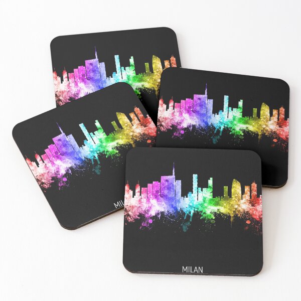 Item preview, Milan Italy Skyline designed and sold by ArtPrints.