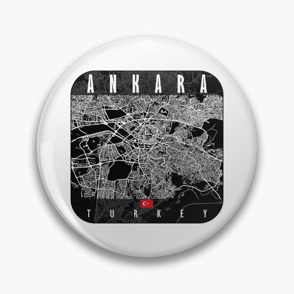 Item preview, Ankara Map Turkey designed and sold by hatimelhag.
