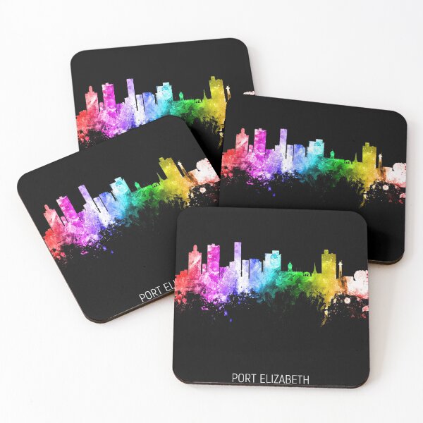Item preview, Port Elizabeth South Africa Skyline designed and sold by ArtPrints.