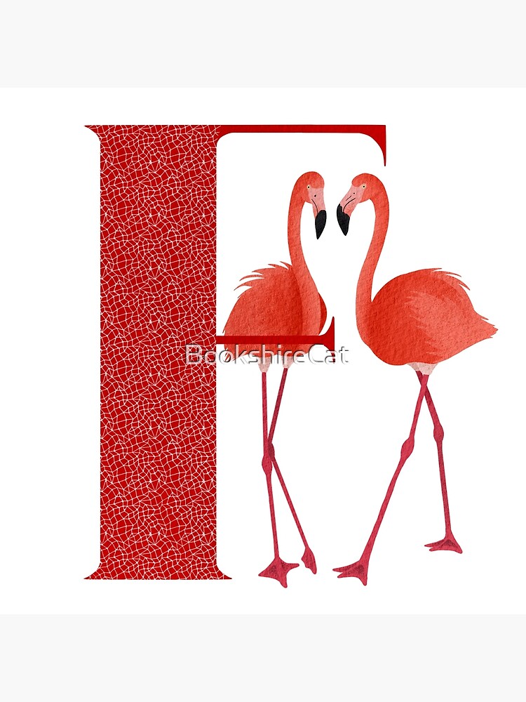 F is for flamingo by BookshireCat