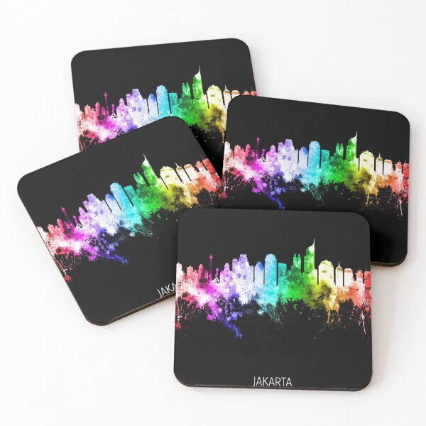 Item preview, Jakarta Skyline Indonesia designed and sold by ArtPrints.
