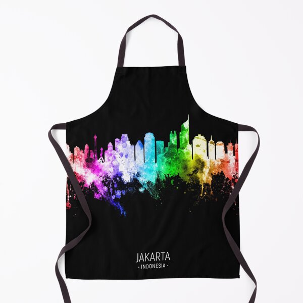 Item preview, Jakarta Skyline Indonesia designed and sold by ArtPrints.