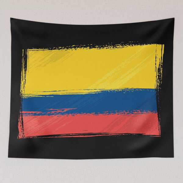 Item preview, Colombian flag retro designed and sold by Strale25kv.