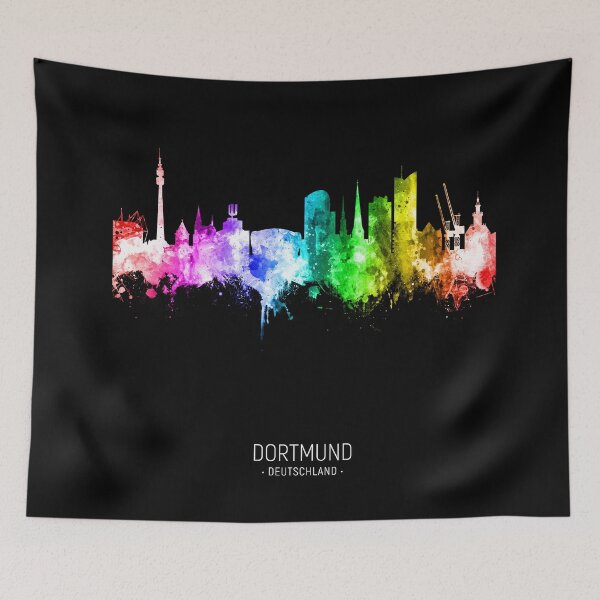 Item preview, Dortmund Germany Skyline designed and sold by ArtPrints.