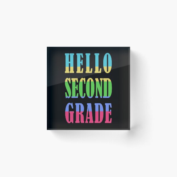 Item preview, Hello Second Grade designed and sold by Hema Thilakaratne.