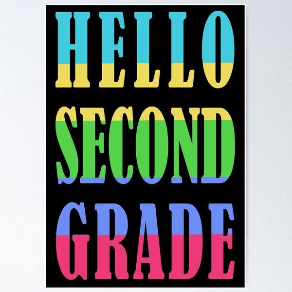 Item preview, Hello Second Grade designed and sold by Hema Thilakaratne.