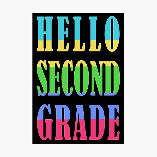 Item preview, Hello Second Grade designed and sold by Hema Thilakaratne.