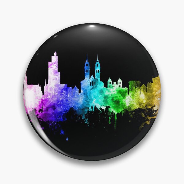 Item preview, Winterthur Switzerland Skyline designed and sold by ArtPrints.