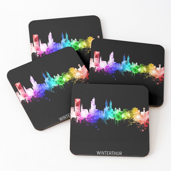 Item preview, Winterthur Switzerland Skyline designed and sold by ArtPrints.