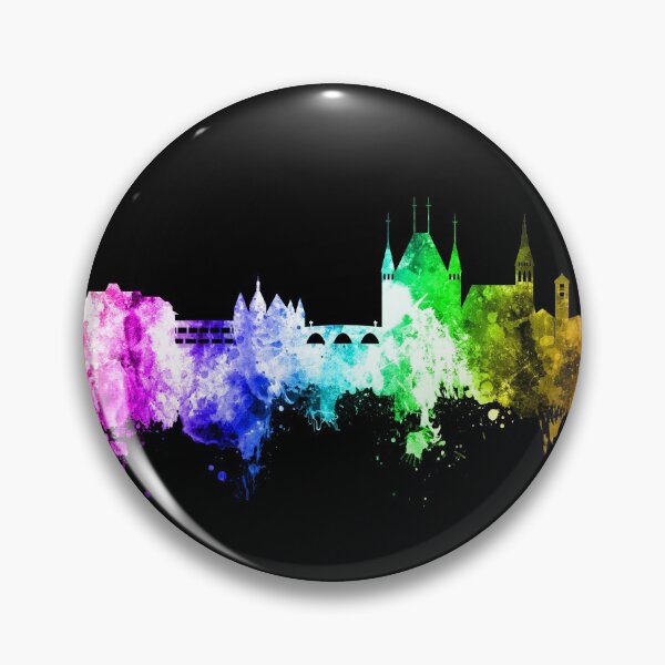 Item preview, Thun Switzerland Skyline designed and sold by ArtPrints.