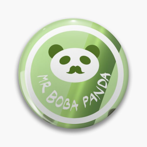 Item preview, Kawaii Melon/Honeydew Milk Tea Boba Mr Moustache Panda (Bubbletea) designed and sold by MsBellSnow.