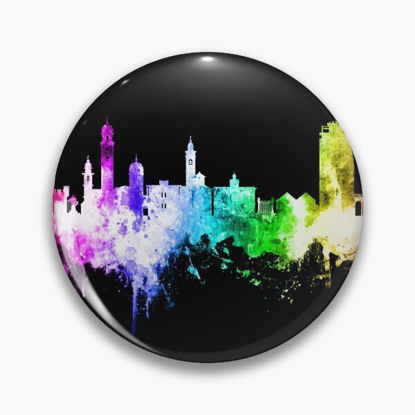 Item preview, Lugano Switzerland Skyline designed and sold by ArtPrints.