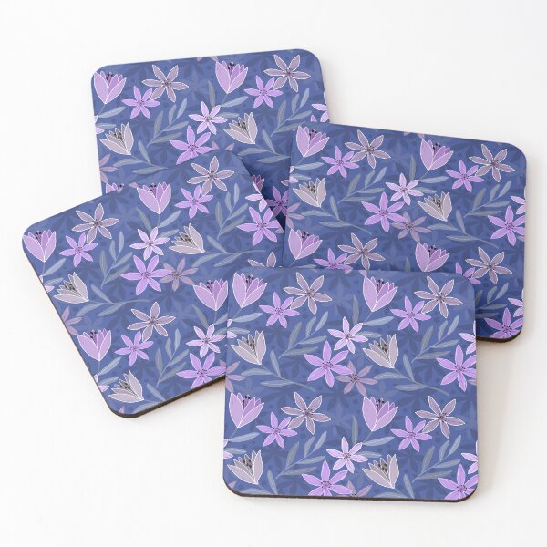 Item preview, Purple Flower Seamless Pattern designed and sold by Arne Smet.