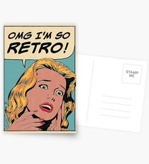 So retro Postcards