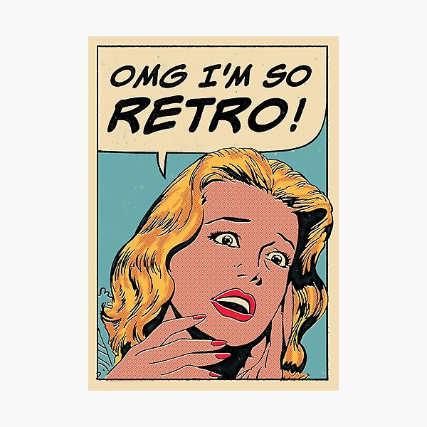 So retro Photographic Print