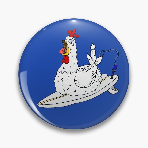 Item preview, Surf Chick, surfing chicken.  designed and sold by Tony Milsom.