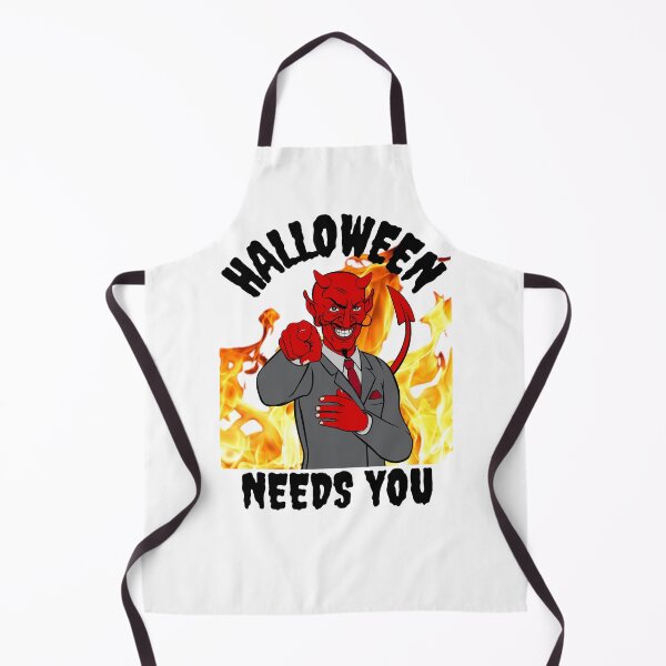 Item preview, HALLOWEEN, NEEDS YOU, HALLOWEEN MEME, DEMON, OLD NICK, designed and sold by R B Chrystal.