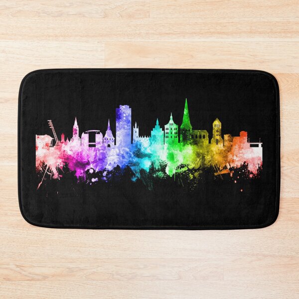 Item preview, Rostock Germany Skyline designed and sold by ArtPrints.