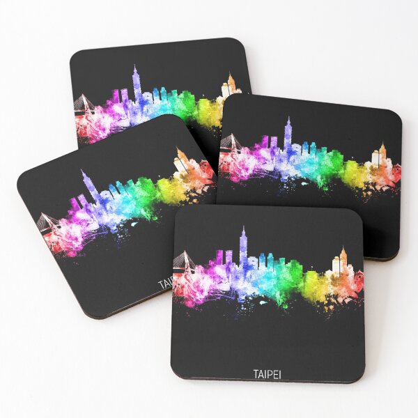 Item preview, Taipei Taiwan Skyline designed and sold by ArtPrints.