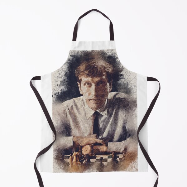 Item preview, Bobby Fischer ✪ A TRIBUTE to The Legend ✪ Aesthetic Portrait of a chess master designed and sold by Naumovski.